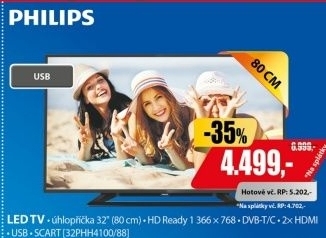 32PHH4100/88LED HD TVPHILIPS