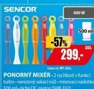 SHB 3320WH mixér ponornýSENCOR