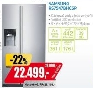 RS 7547BHCSP/EF SBS CHLADNIČKASAMSUNG