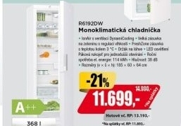 R 6192 DW CHLADNIČKA MONOKL. GORENJE