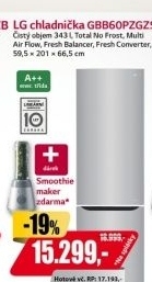 GBB 60PZGZS CHLADNIČKA KOMBI.LG