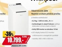TDLR 65230 ZEN PRAČKA VRCH.WHIRLPOOL