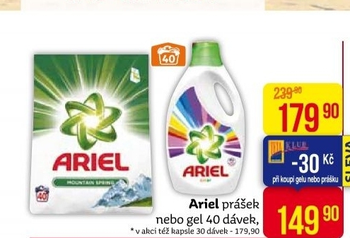 Prací prášek Ariel
