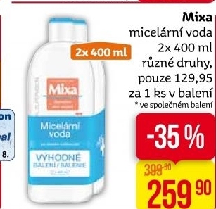 Micelární voda Mixa