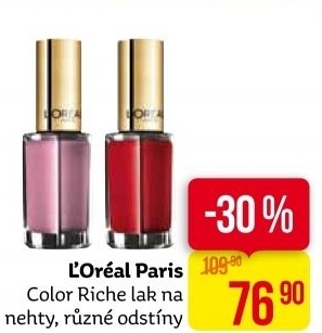 Lak na nehty Color Riche L’Oréal