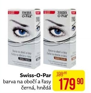 Barva na obočí a řasy Swiss O Par
