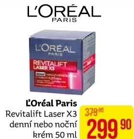 Krém pleťový proti vráskám Laser X3 Renew Revitalift L'Oréal