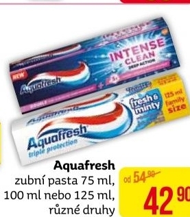 Pasta na zuby Aquafresh