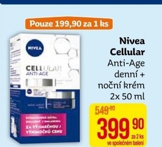 Krém pleťový omlazující Anti-age Cellular Nivea