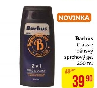 Sprchový gel pánský 2v1 Barbus