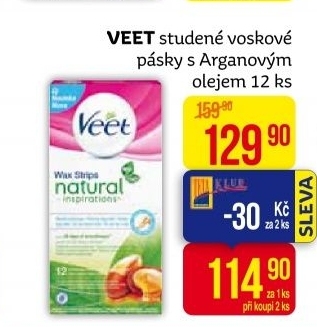 Pásky depilační Veet
