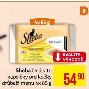 Kapsičky pro kočky Delicato Sheba