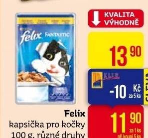 Kapsičky pro kočky Felix Purina