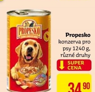 Konzerva pro psy Propesko