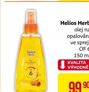 Olej na opalování ve spreji OF 6 Helios Herb