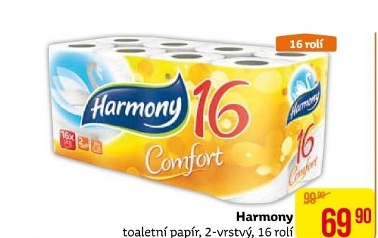 Toaletní papír 2vrstvý Harmony