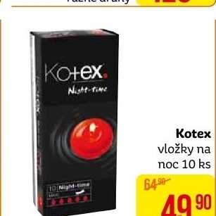 Vložky dámské na noc Kotex