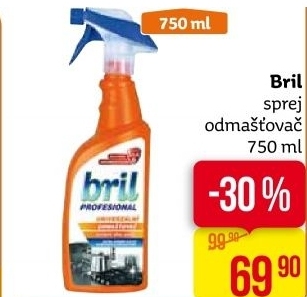 Odmašťovací sprej Bril