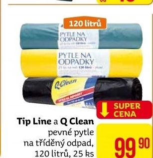 Pytle na odpadky 120 l Tip Line