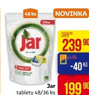 Kapsle do myčky Jar
