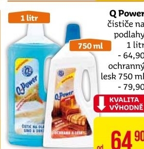 Čistič na podlahy Q Power