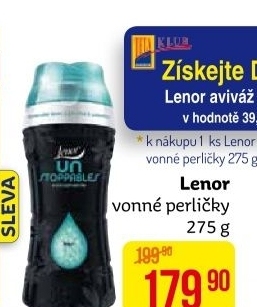 Vonné perličky do pračky Lenor UNstoppables