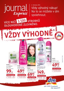 akční leták dm drogerie 6.7.2016-9.8.2016
