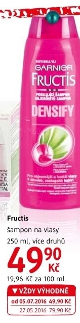 Šampon Fructis Garnier