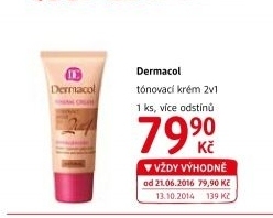 Krém tónovací 2v1 Dermacol