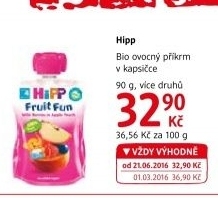 Ovocná kapsička bio HiPP