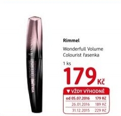 Řasenka Wonder'full Volume Colourist Rimmel