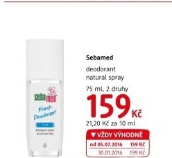 Deodorant sprej Sebamed