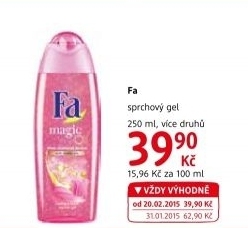 Sprchový gel Fa