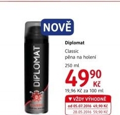 Pěna na holení pánská Diplomat