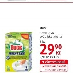 WC blok bodový Fresh Discs Duck