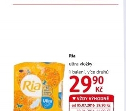 Dámské vložky Ria Ultra