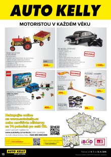akční leták Auto Kelly 11.7.2016-14.8.2016