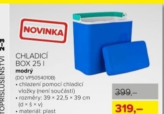 Chladicí box, objem 25 l
