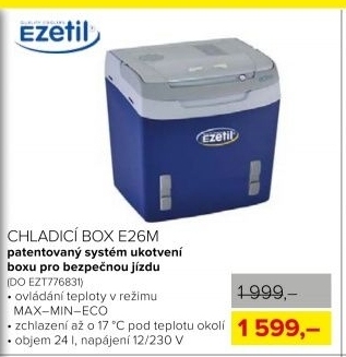 Chladící box Ezetil, objem 24 l