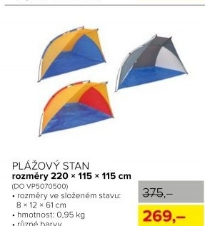 Plážový stan
