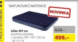 Nafukovací matrace, šířka 137 cm