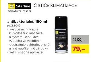 Čistič klimatizace Starline, 150 ml