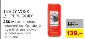 Tvrdý vosk Sonax, 250 ml