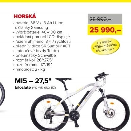 Elektrokolo EASYBIKE MI5 27.5