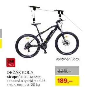 Stropní držák kol CarFace
