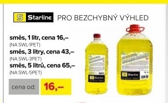 Letní směs do ostřikovačů Starline, 1 l