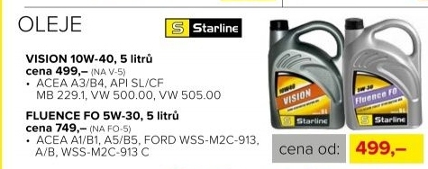 Motorový olej Starline 5W-30, 5l