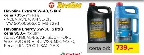 Motorový olej Havoline Extra 10W-40, 5 l