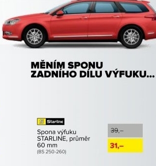 Univerzální spona výfuku BOSAL M8 průměr 60 mm