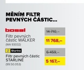 Filtr pevných částic WALKER